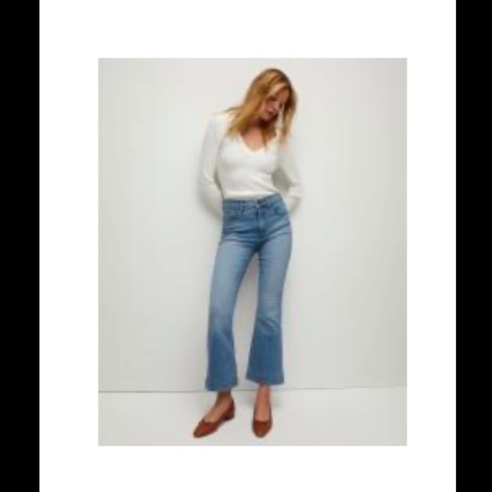 Veronica Beard Carson Kick Flare Jean
NWOT